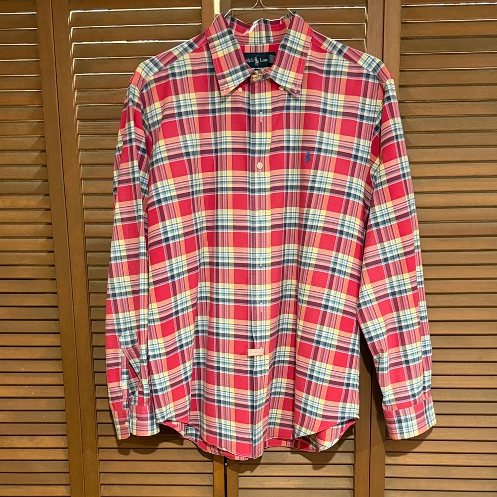 Ralph Lauren Multicolor Plaid Button Down Shirt